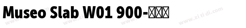 Museo Slab W01 900字体转换